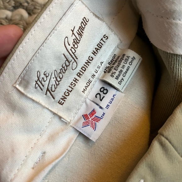 Tailored Sportsman mid rise side zip 1985 tan 28 - Picture 3 of 6